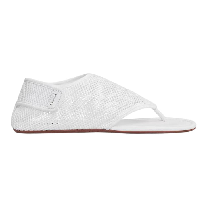 Club21 - ALAIA - Tong Sandals Mesh - FLAT SANDALS - White