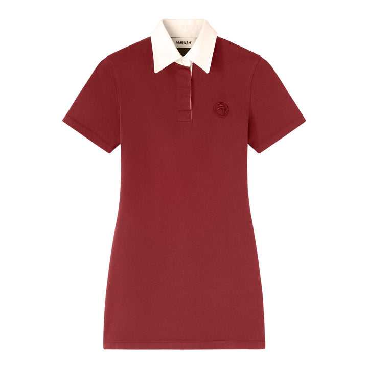 AMBUSH_Rugby_Shirt_Dress_Russet_Brown_Brown