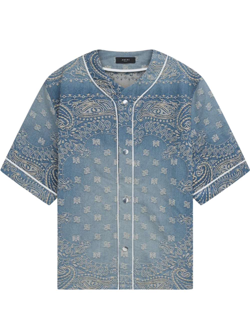 Bandana Jacquard Baseball Shirt - Main Image