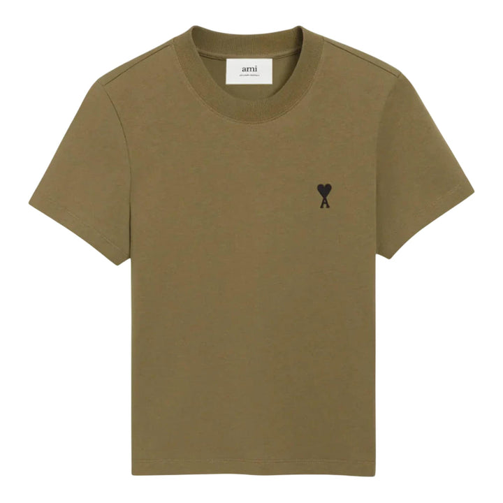 Club21 - AMI - ADC Cropped T-Shirt - TEES - Bronze