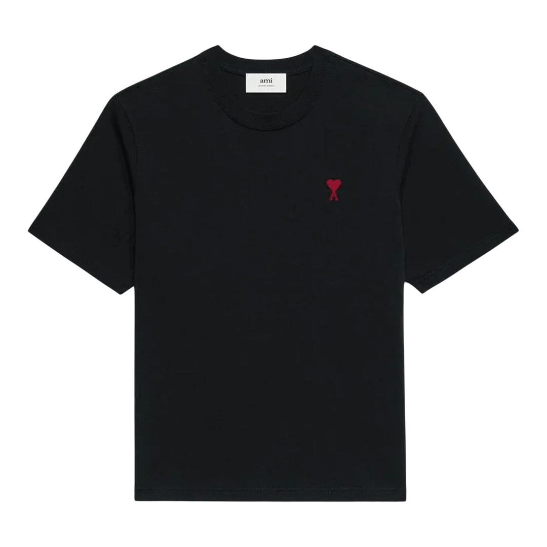 Club21 - AMI - Ami De Coeur T-Shirt - TEES - Black