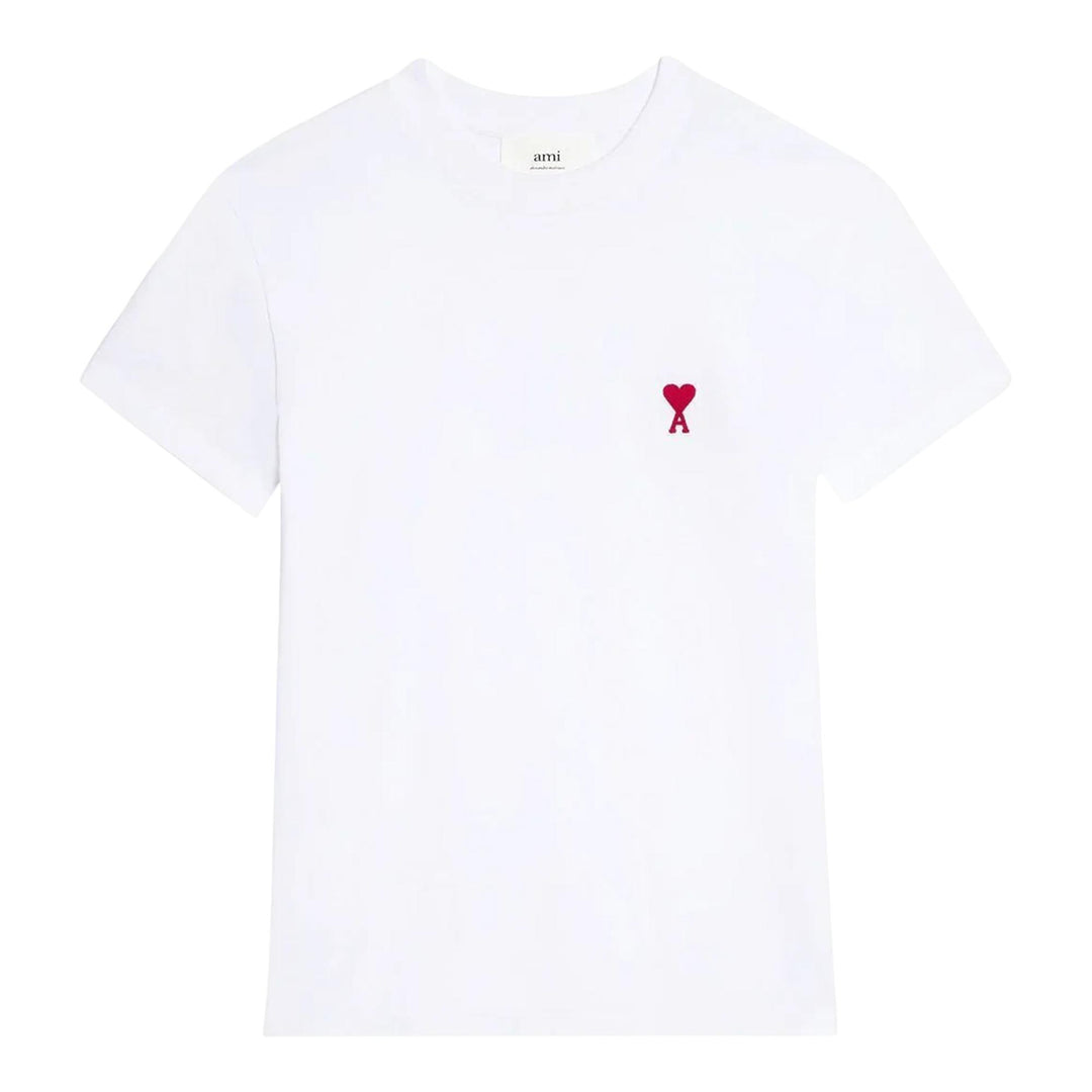 Club21 - AMI - Ami De Coeur T-Shirt - TEES - White