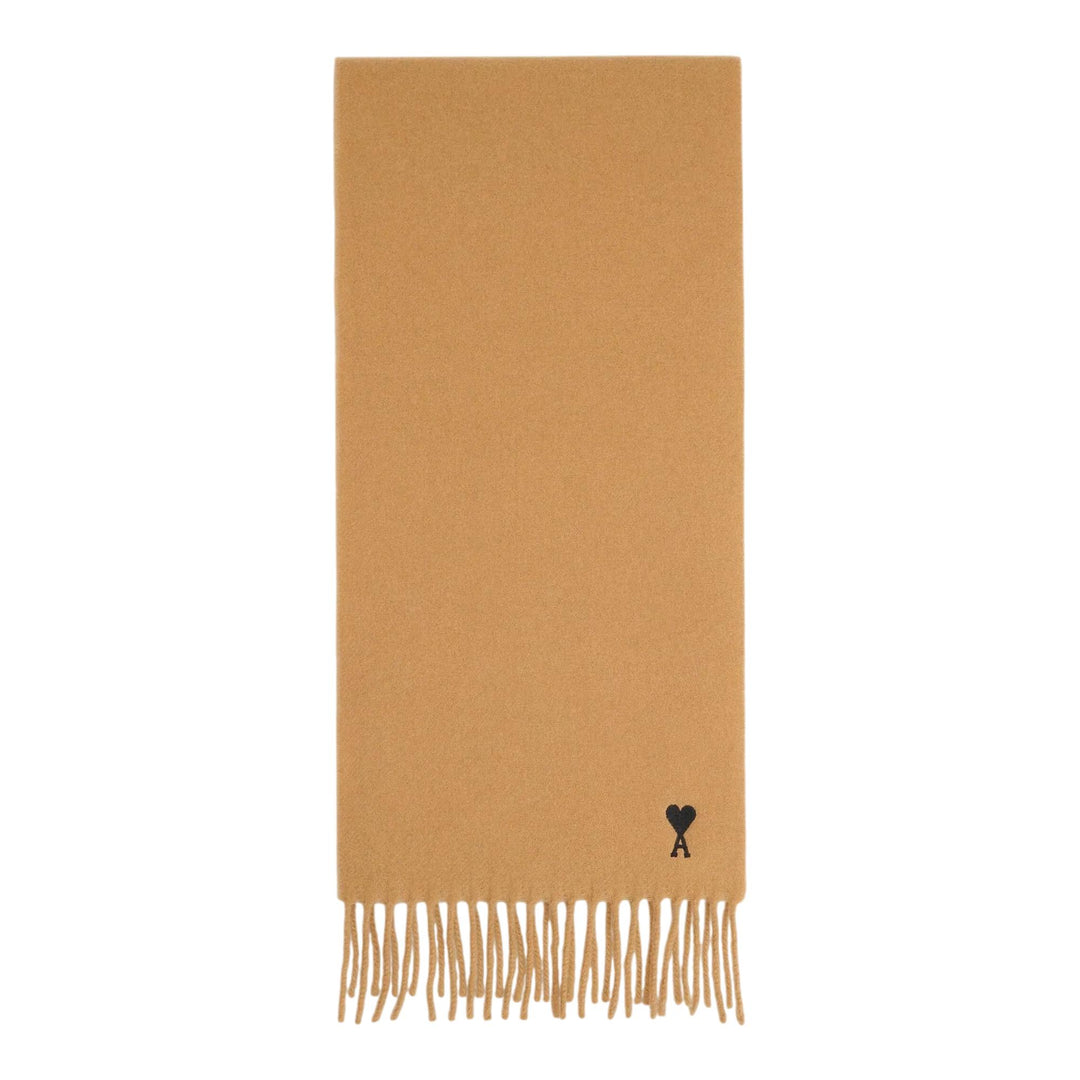 Club21 - AMI - Black Ami De Coeur Scarf - SCARVES - Brown