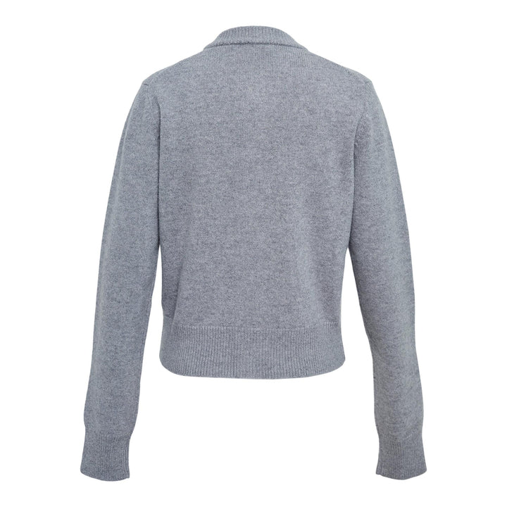 Club21 - AMI - Tonal Adc Cardigan - CARDIGANS - Grey