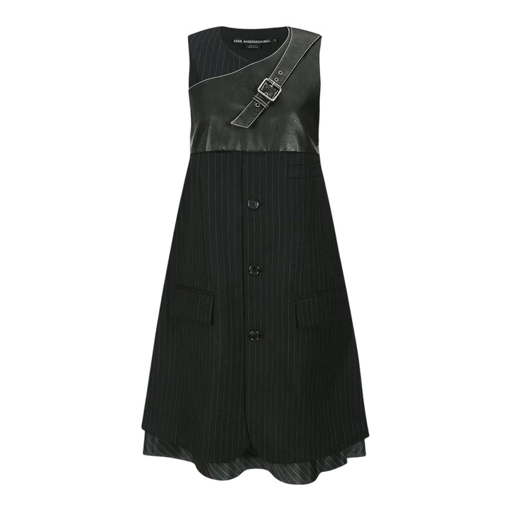 Club21 - Andersson Bell - Blazer Cut Sleeveless Dress - WOVEN DRESSES - Black