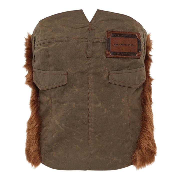 Club21 - Andersson Bell - Custom Bustier Tank Top - TANK TOPS - Brown