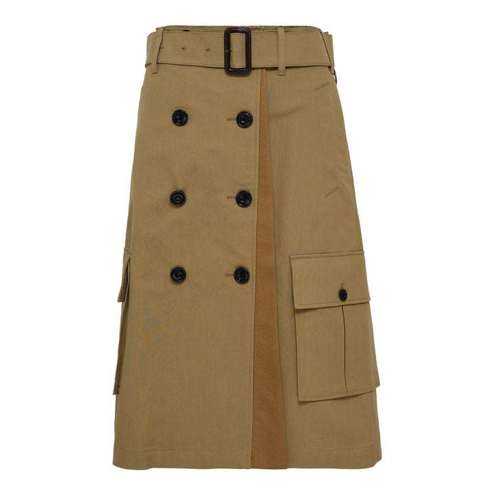 Club21 - Andersson Bell - Trench Pleats Skirt - SKIRTS - Khaki