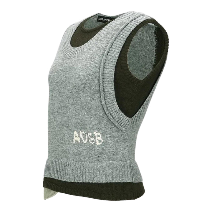 Club21 - Andersson Bell - Tres Layered Sleeveless Top - TANK TOPS - Grey