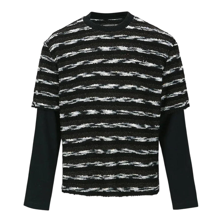 Club21 - Andersson Bell - Unisex Stripe Layered Sweater - SWEATERS - Stripes