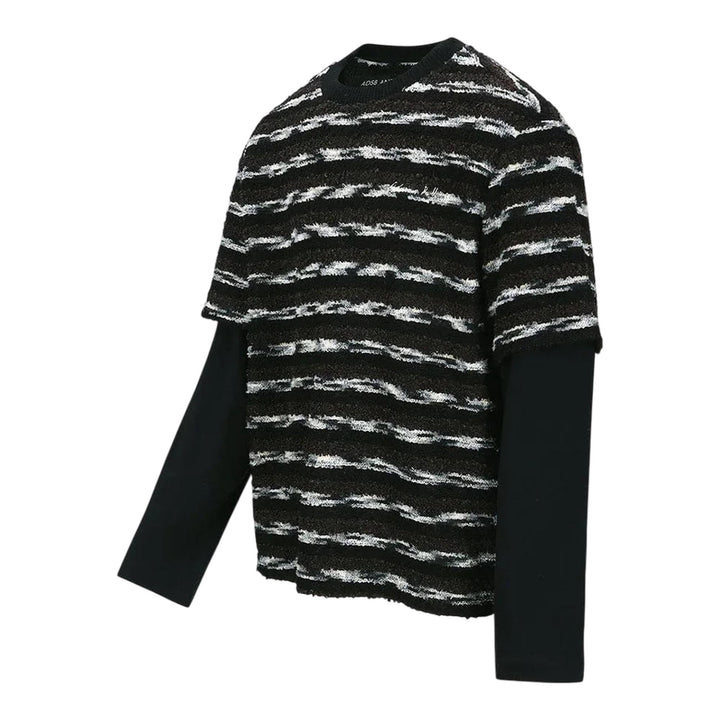 Club21 - Andersson Bell - Unisex Stripe Layered Sweater - SWEATERS - Stripes