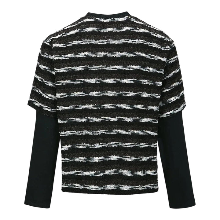 Club21 - Andersson Bell - Unisex Stripe Layered Sweater - SWEATERS - Stripes
