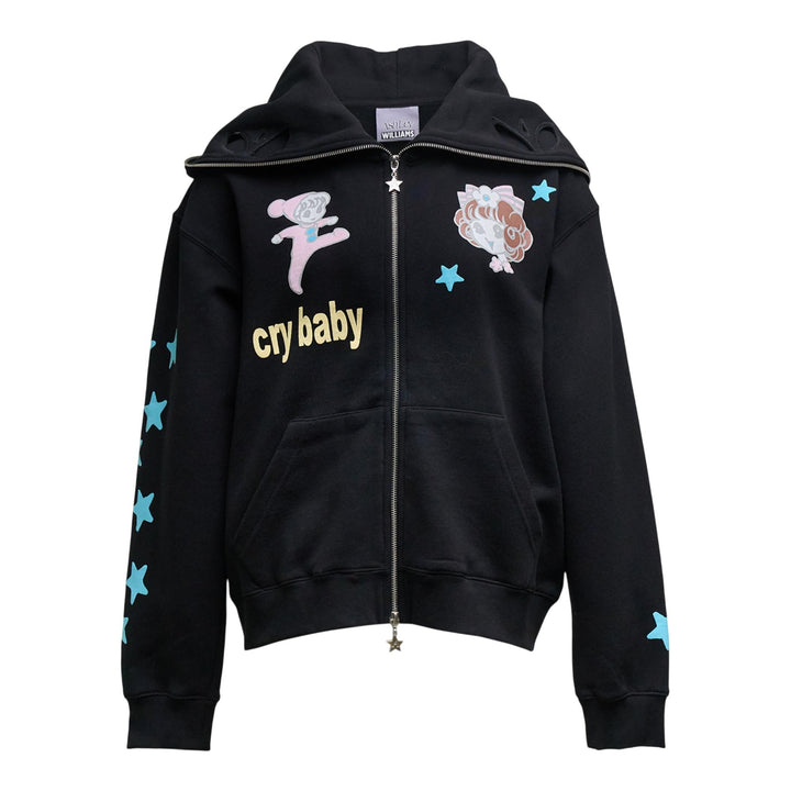 Club21 - Ashley Williams - Butterfly Hoodie - SWEATSHIRTS - Black
