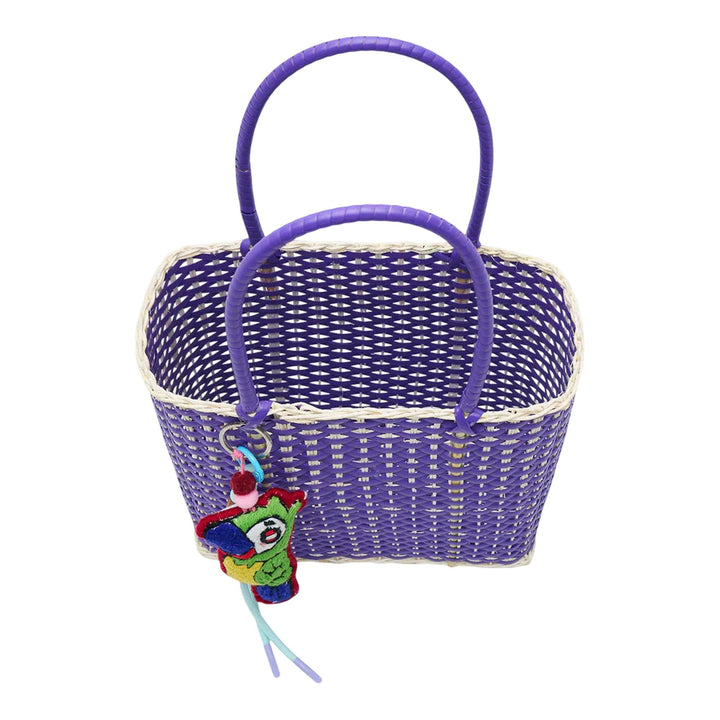 Club21 - BANGKOK BASKET - Woven Basket Medium - TOTES - Purple