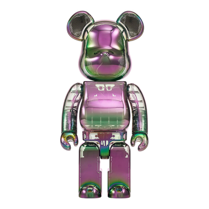 Club21 - BE@RBRICK - BE@RBRICK AUDIO 400% Portable Bluetooth® Speaker Iridescent Collection Black Aurora - NOVELTY - Black Aurora