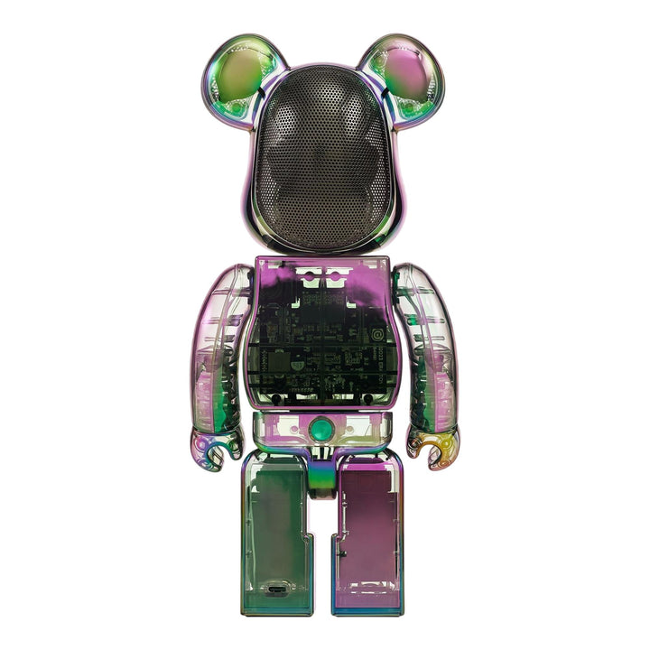 Club21 - BE@RBRICK - BE@RBRICK AUDIO 400% Portable Bluetooth® Speaker Iridescent Collection Black Aurora - NOVELTY - Black Aurora