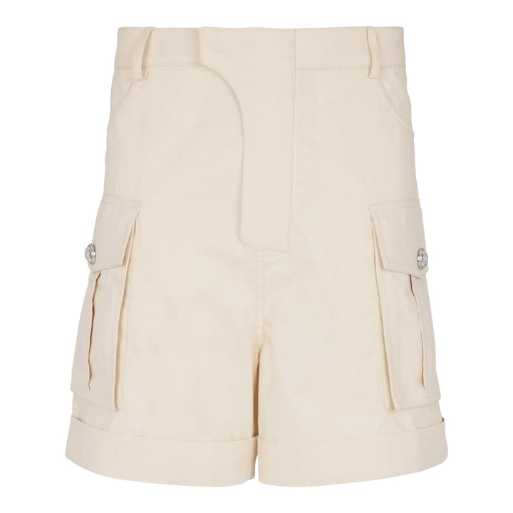 Club21 - Balmain - Cargo Cotton Bermuda Pants - SHORTS - Beige