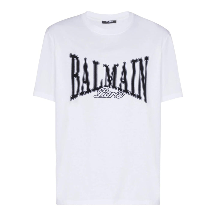 Club21 - Balmain - College Flock T-Shirt - TEES - White