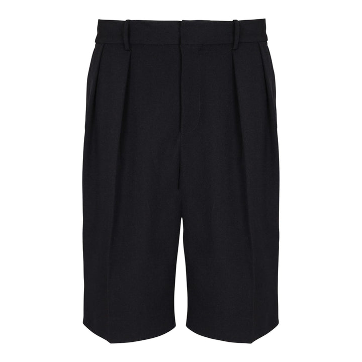 Club21 - Balmain - Pleated Bermuda Pants - SHORTS - Black