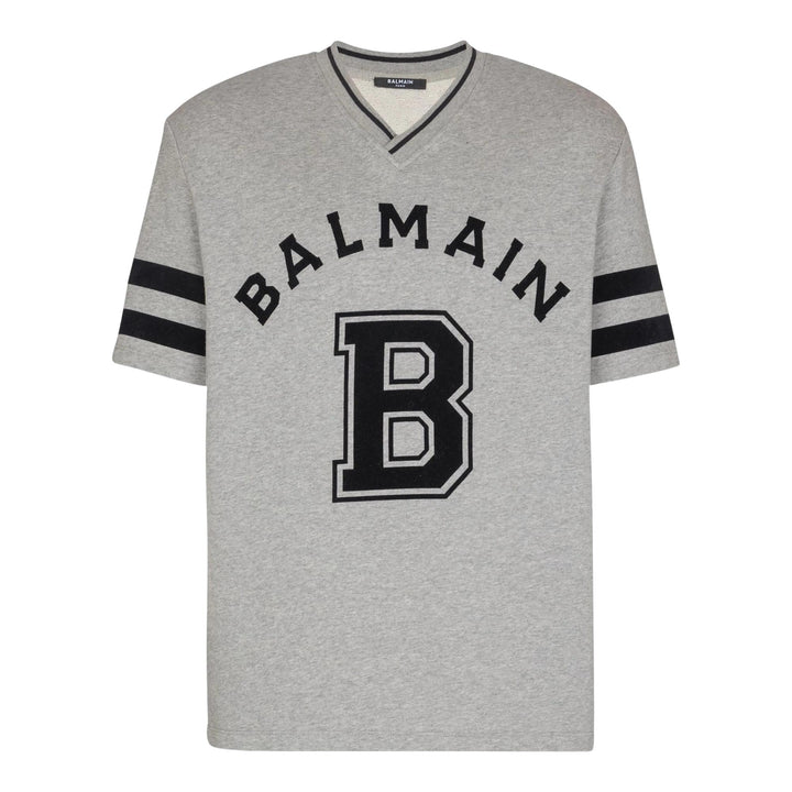 Club21 - Balmain - Sport V Neck T-Shirt - TEES - Grey