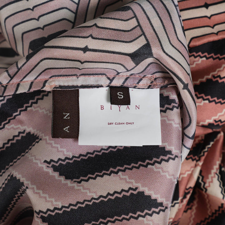 Club21 - Biyan - Twill Silk Print Long Pants - PANTS - Pink