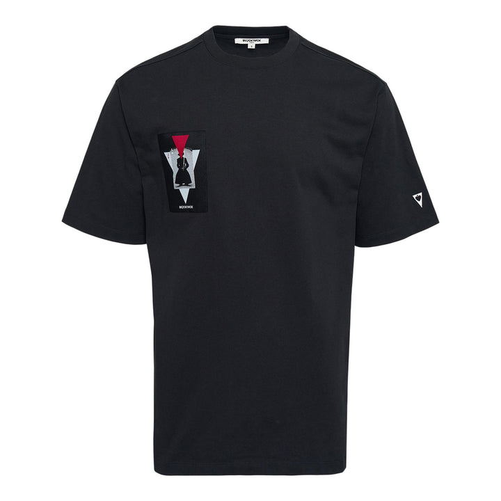 Club21 - Blackjack - Label T-Shirt - TEES - Black