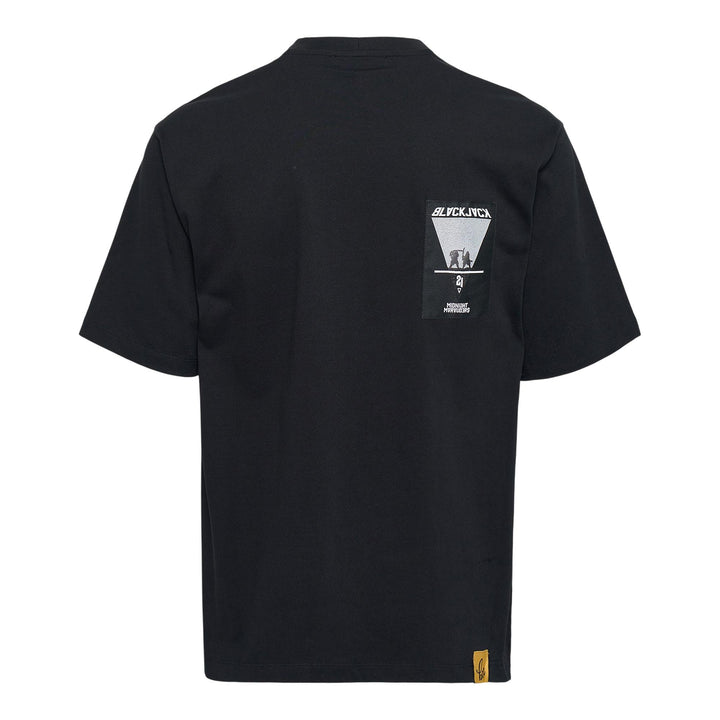 Club21 - Blackjack - Label T-Shirt - TEES - Black