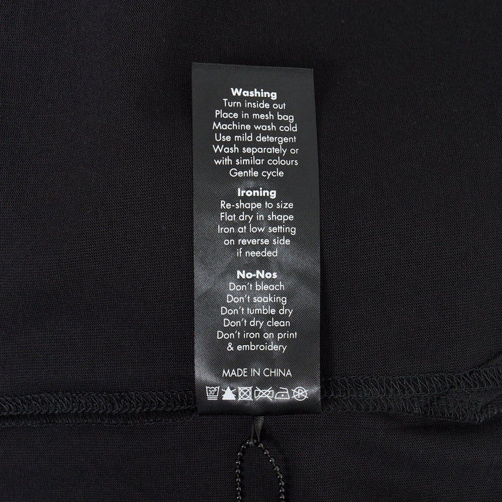 Club21 - Blackjack - Label T-Shirt - TEES - Black