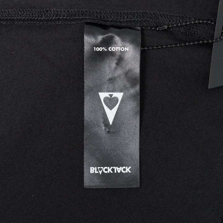 Club21 - Blackjack - Label T-Shirt - TEES - Black
