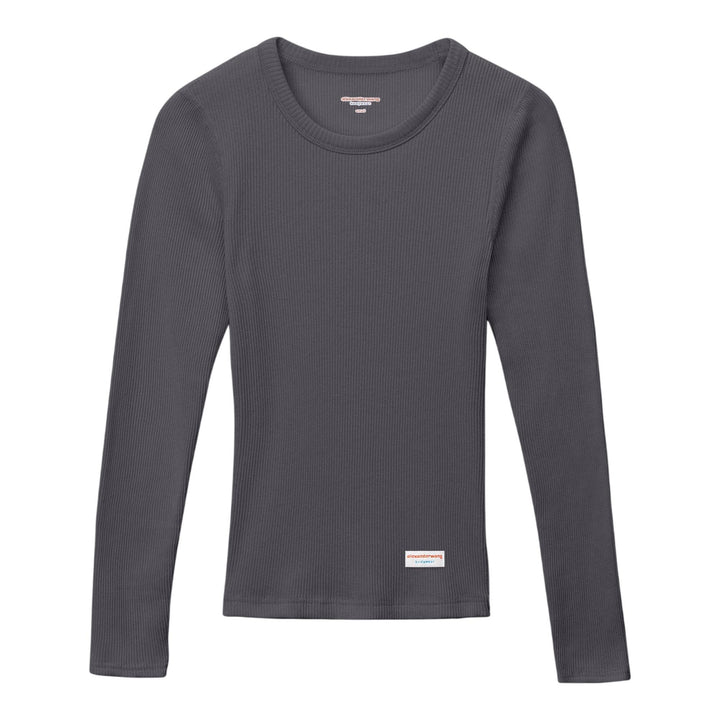 Club21 - Bodywear by Alexander Wang - Long Sleeve Crewneck Tee - KNIT TOPS - Olive