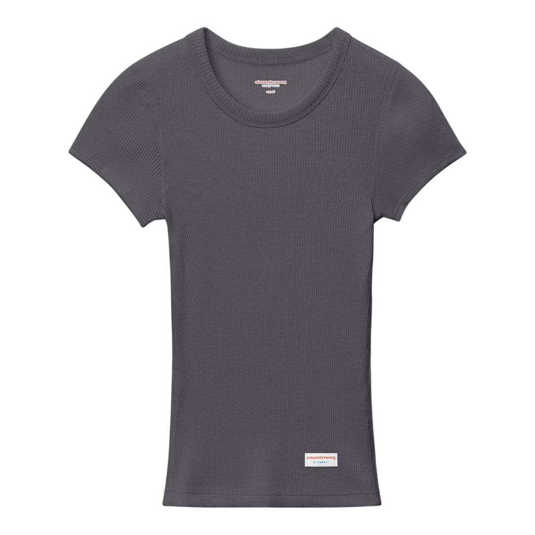Club21 - Bodywear by Alexander Wang - Short Sleeve Crewneck Tee - KNIT TOPS - Olive