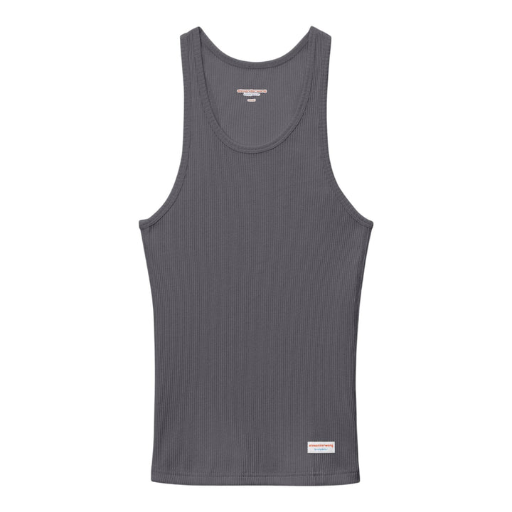 Club21 - Bodywear by Alexander Wang - Womens Classic Racer Tank - TANK TOPS - Olive
