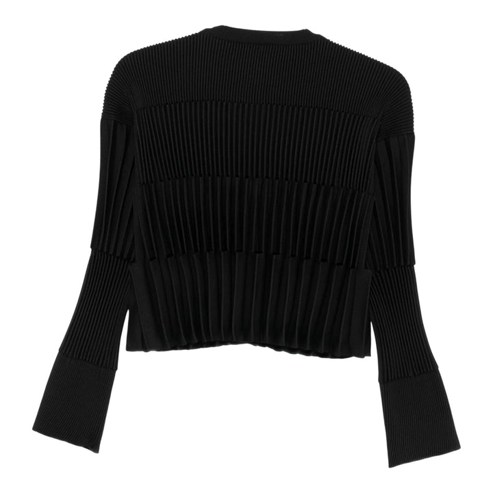 Club21 - CFCL - Accordion Cropped Cardigan - CARDIGANS - Black