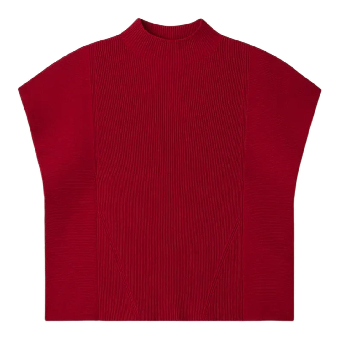 Club21 - CFCL - Portrait Crease Top - WOVEN TOPS - Maroon