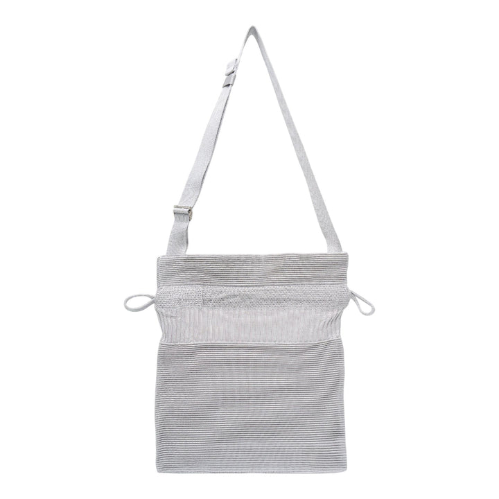Club21 - CFCL - Strata Drawstring Gusset Bag - CROSS BODY - Silver