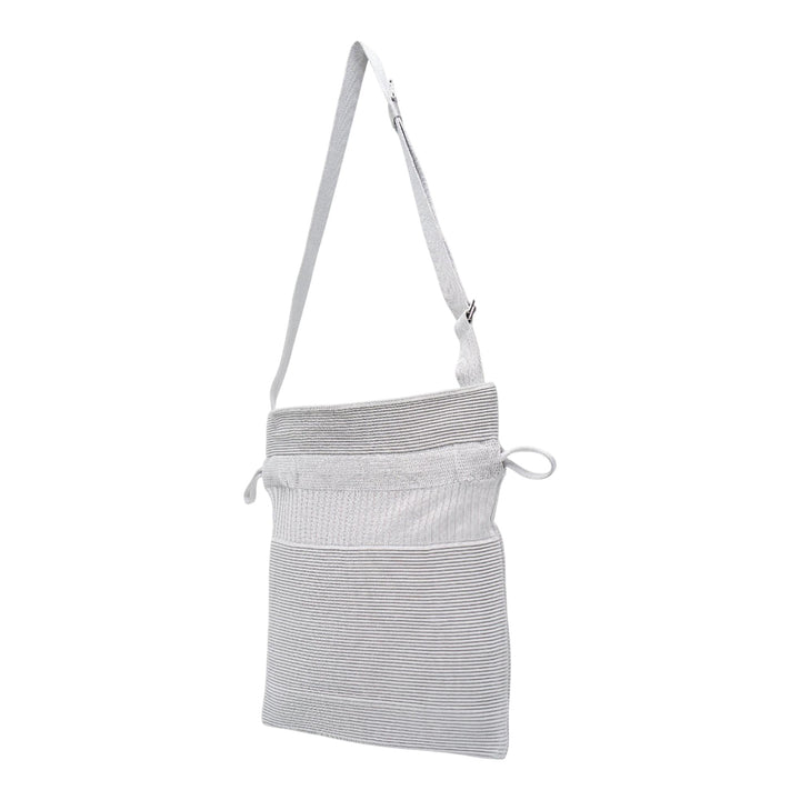 Club21 - CFCL - Strata Drawstring Gusset Bag - CROSS BODY - Silver