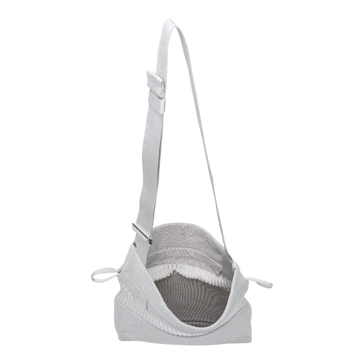 Club21 - CFCL - Strata Drawstring Gusset Bag - CROSS BODY - Silver