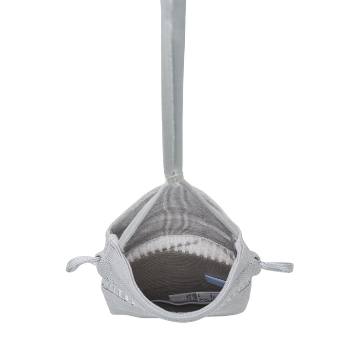 Club21 - CFCL - Strata Drawstring Gusset Mini Bag - CROSS BODY - Silver