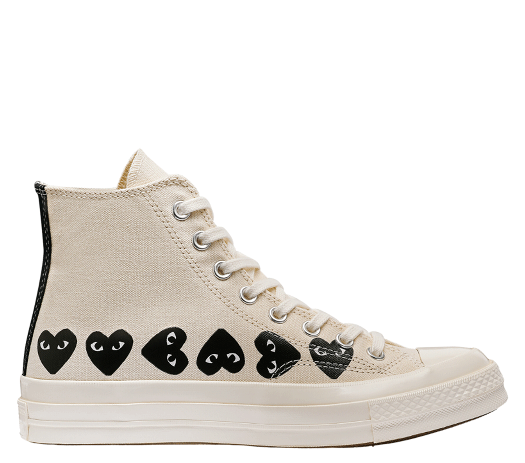 Comme de garcon black high top converse best sale