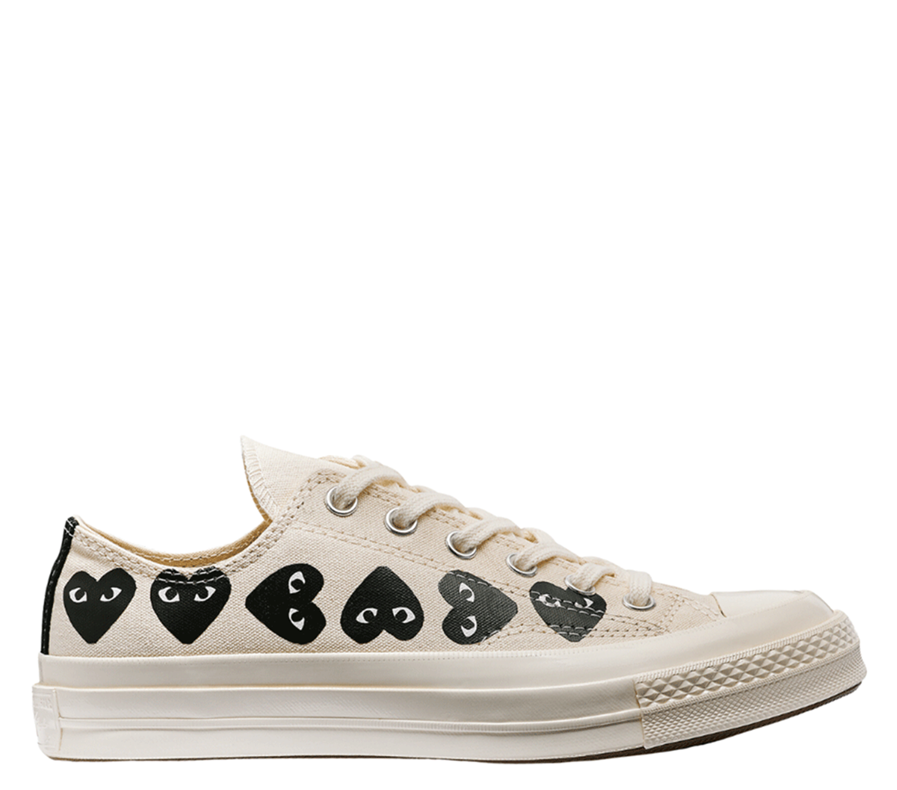 Converse Multi Black Heart Low Top Club21