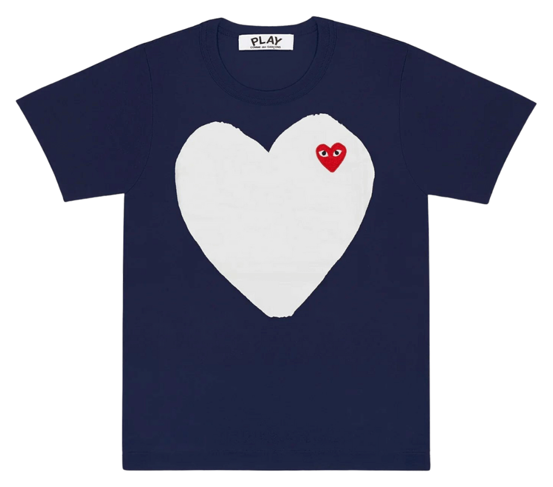 Red Heart Play Comme Des Garcons Men's T Shirt Big Plain