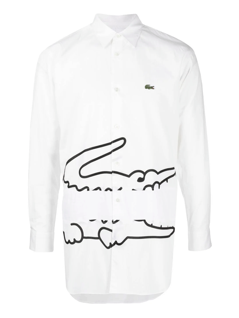 Lacoste X CDG Shirt pattern shirt Club21