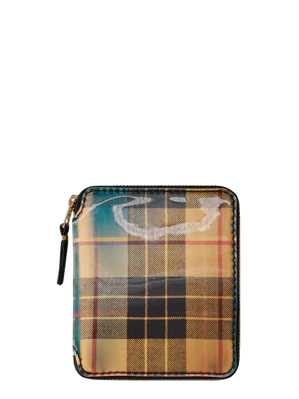 Lenticular Tartan U Zip Wallet