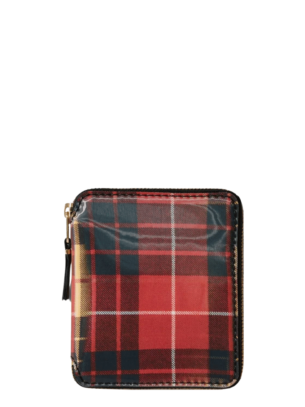 Lenticular Tartan U Zip Wallet