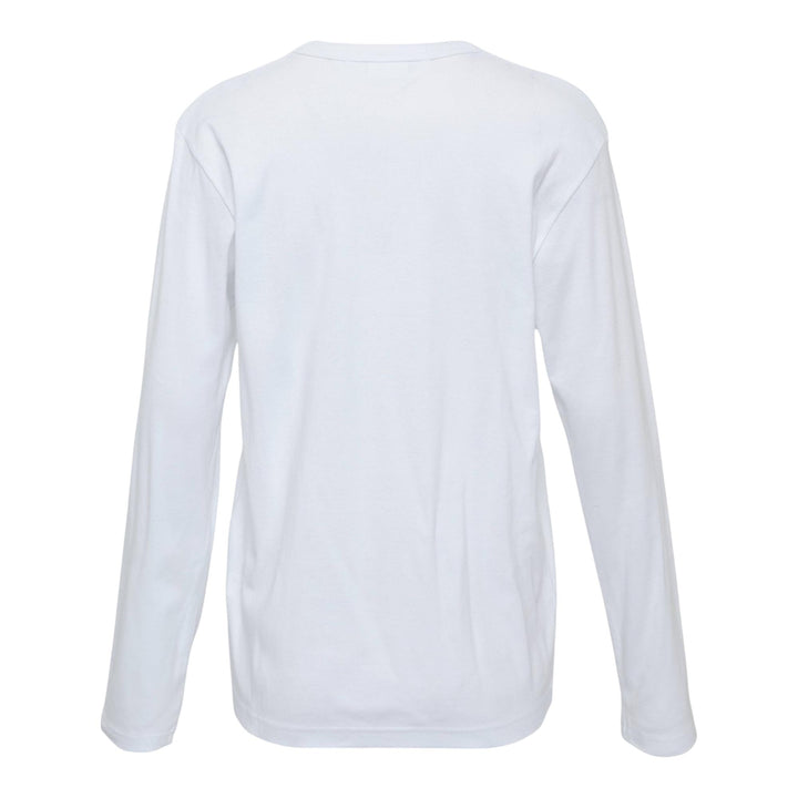 Club21 - COMME des GARCONS COMME des GARCONS - CDG CDG Teiban Cotton Fraise Long Sleeve Tee - TEES - White