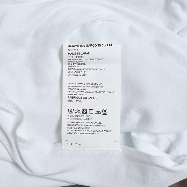 Club21 - COMME des GARCONS COMME des GARCONS - CDG CDG Teiban Cotton Fraise Sleeveless Tee - TEES - White