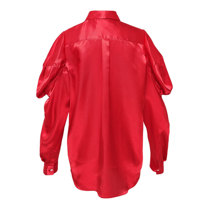 Club21 - COMME des GARCONS COMME des GARCONS - Court Sleeve Blouse - BLOUSES - Red