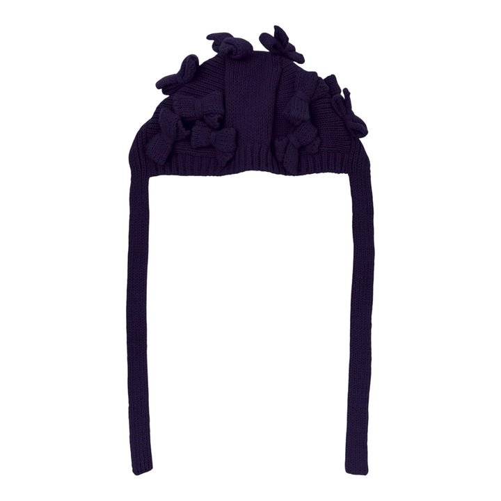 Club21 - COMME des GARCONS GIRL - Ribbon Decorated Mohair Cap - HATS - Navy