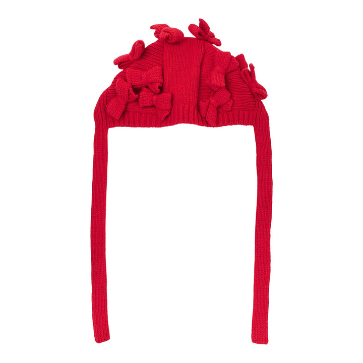 Club21 - COMME des GARCONS GIRL - Ribbon Decorated Mohair Cap - HATS - Red