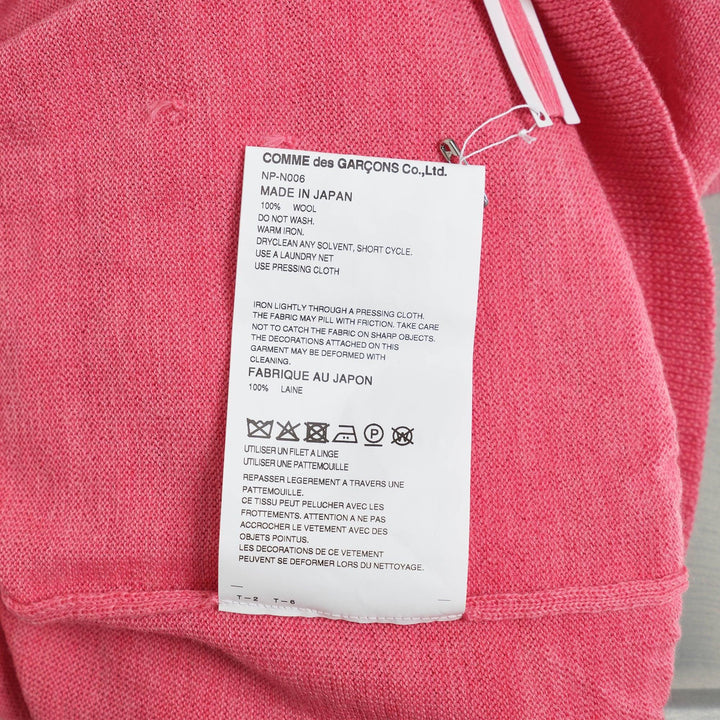 Club21 - COMME des GARCONS GIRL - Ribbon Decoration Cardigan - CARDIGANS - Navy