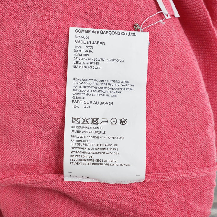 Club21 - COMME des GARCONS GIRL - Ribbon Decoration Cardigan - CARDIGANS - Pink